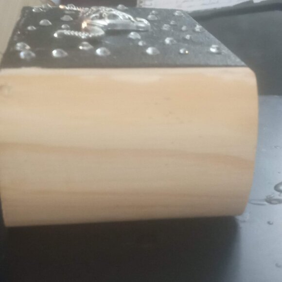 Handmade Bull Ox Black Trinket Jewelry Box - Picture 3 of 8